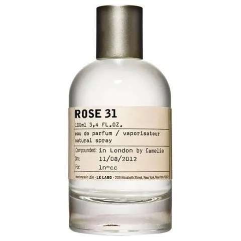 Bottle of Le Labo Rose 31 EDP